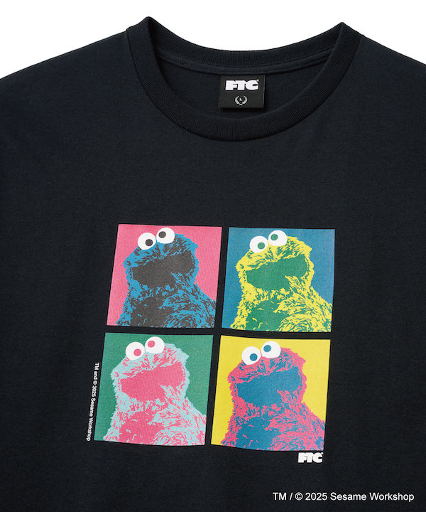 FTC ���եƥ������� SESAME STREET meets FTC / COOKIE MONSTER TEE