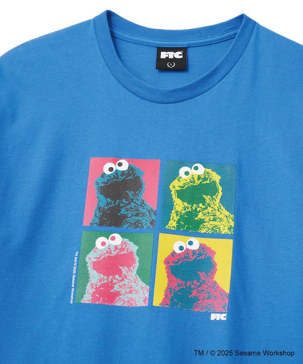 FTC ���եƥ������� SESAME STREET meets FTC / COOKIE MONSTER TEE