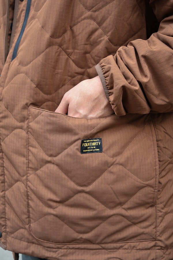 430 fourthirty �ե��������ƥ� QUILTING LINER THINSULATE JACKET