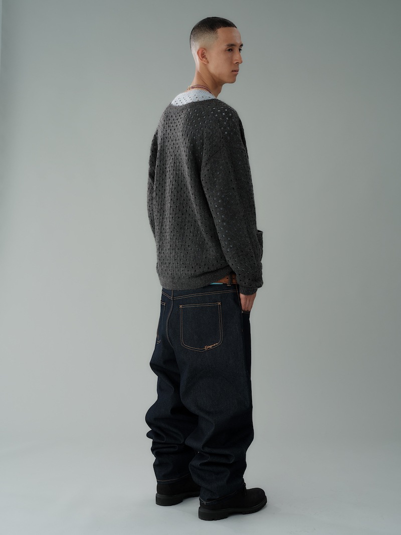 Diaspora skateboards �ǥ������ݥ� Cotton Mohair Cardigan