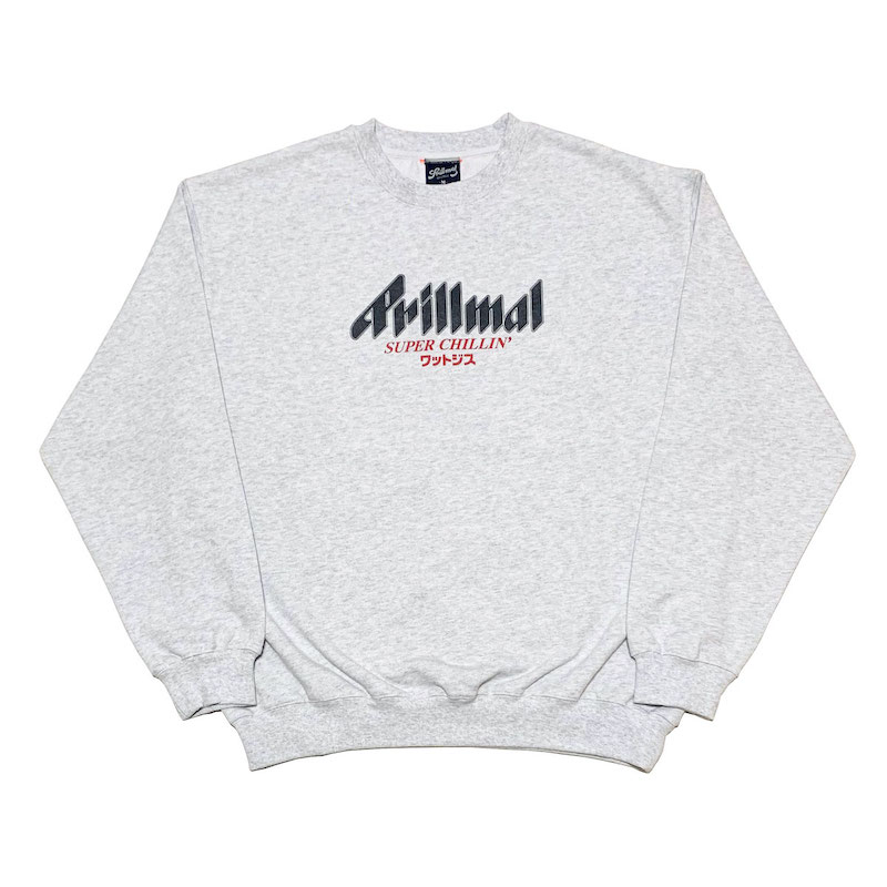 Prillmal �ץ��ޥ� SUPER CHILLIN�� ��åȥ��� CREW SWEAT (WHATZIS 25TH ANNIVERSARY)