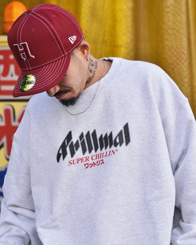 Prillmal �ץ��ޥ� SUPER CHILLIN�� ��åȥ��� CREW SWEAT (WHATZIS 25TH ANNIVERSARY)