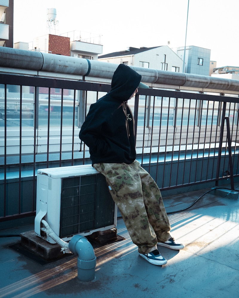 Diaspora skateboards �ǥ������ݥ� Overlap Hooded Sweatshirt