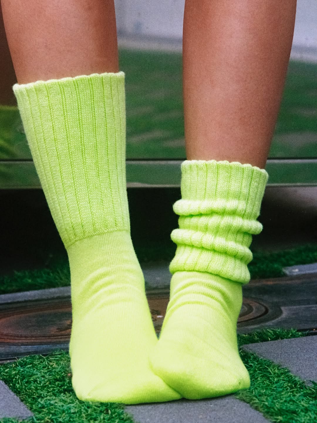 WHIMSY �����ॸ�� Loose Gauge Rib Socks