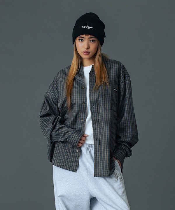 XLARGE �������ȥ�顼�� PLAID L/S SHIRT