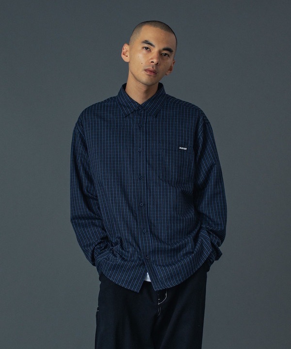 XLARGE �������ȥ�顼�� PLAID L/S SHIRT