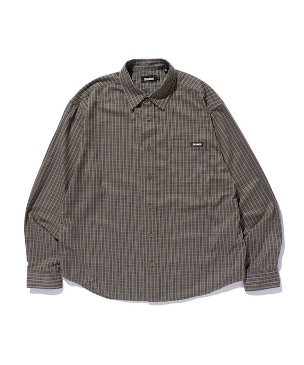 XLARGE �������ȥ�顼�� PLAID L/S SHIRT