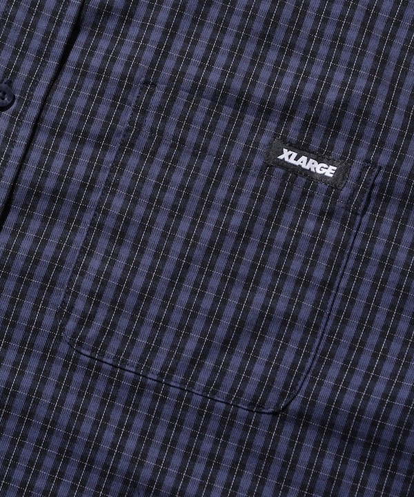 XLARGE �������ȥ�顼�� PLAID L/S SHIRT