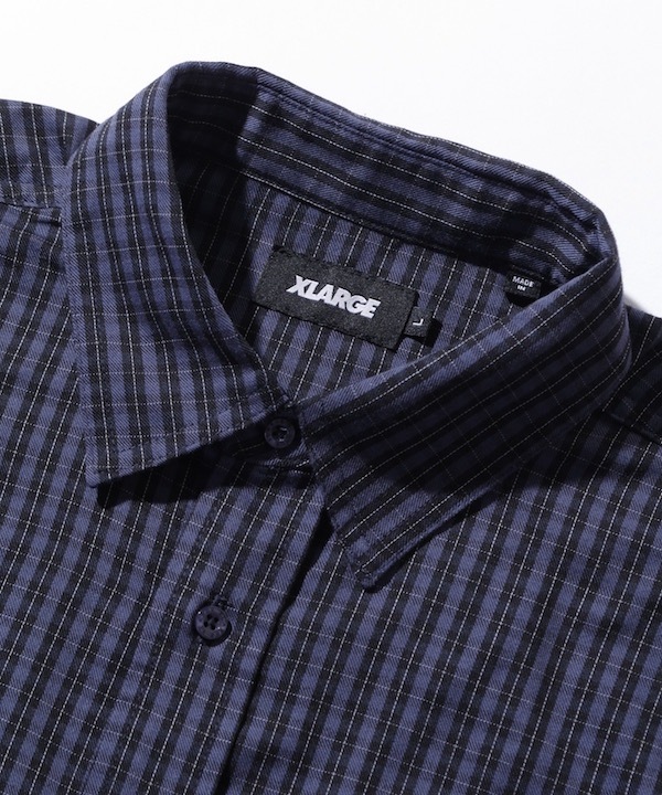 XLARGE �������ȥ�顼�� PLAID L/S SHIRT