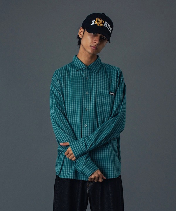 XLARGE �������ȥ�顼�� PLAID L/S SHIRT