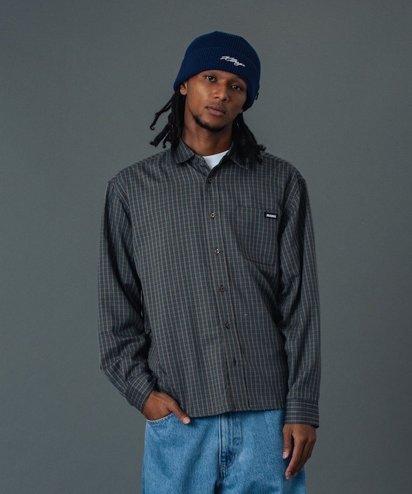 XLARGE �������ȥ�顼�� PLAID L/S SHIRT