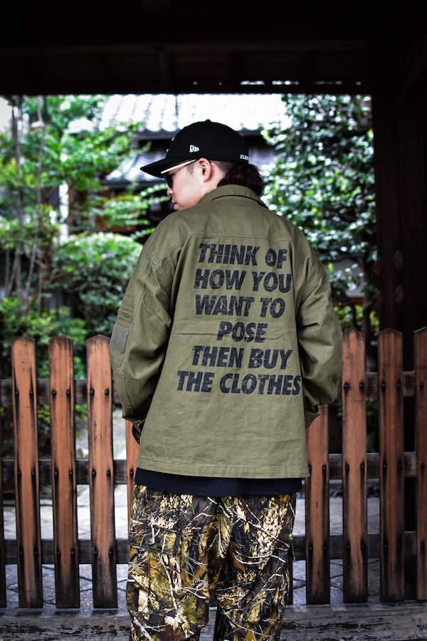 XLARGE �������ȥ�顼�� KYOTO LTD MULTI POCKET MILITARY JACKET