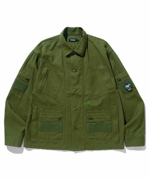 XLARGE �������ȥ�顼�� KYOTO LTD MULTI POCKET MILITARY JACKET