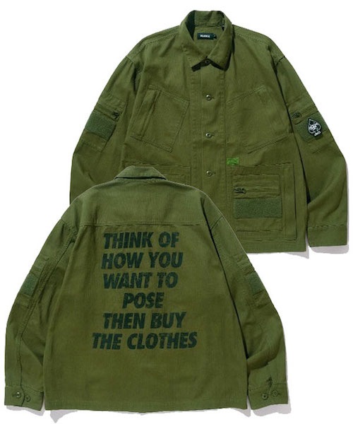 XLARGE �������ȥ�顼�� KYOTO LTD MULTI POCKET MILITARY JACKET