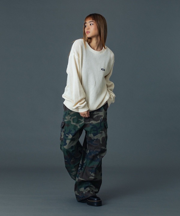 XLARGE �������ȥ�顼�� MESH SWEATER