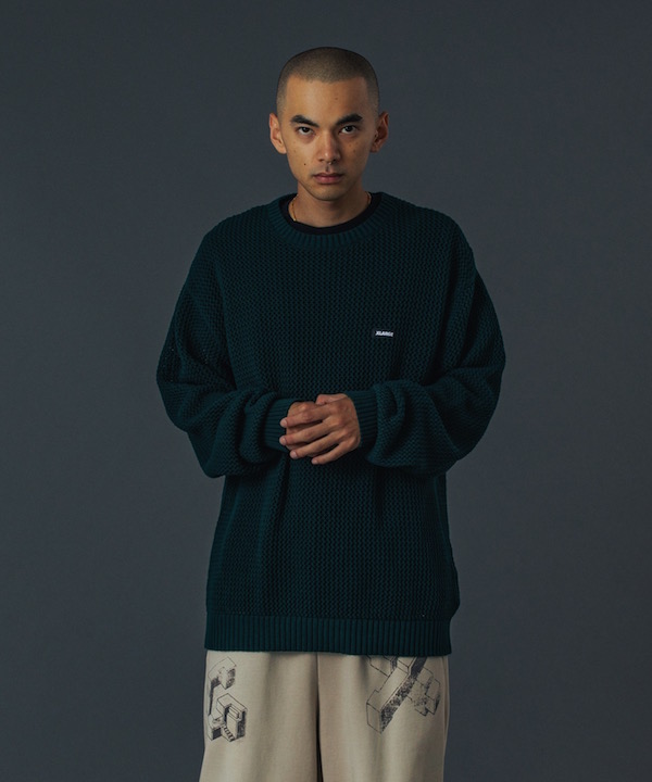 XLARGE �������ȥ�顼�� MESH SWEATER