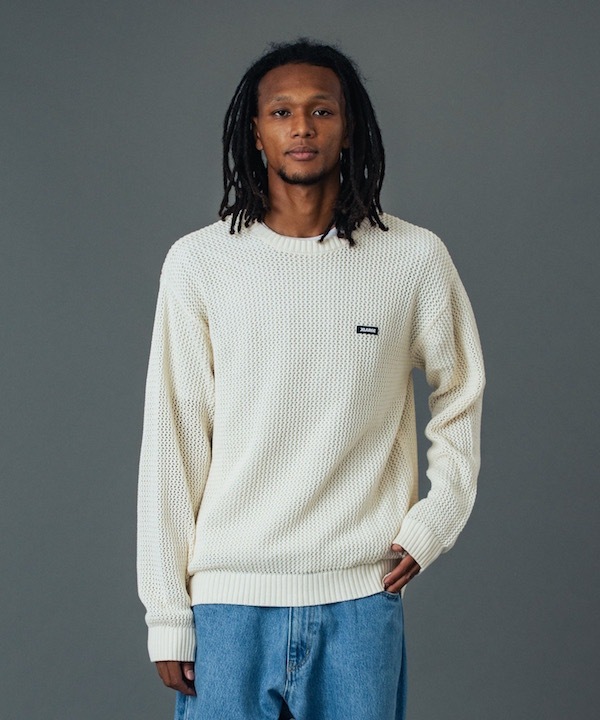 XLARGE �������ȥ�顼�� MESH SWEATER