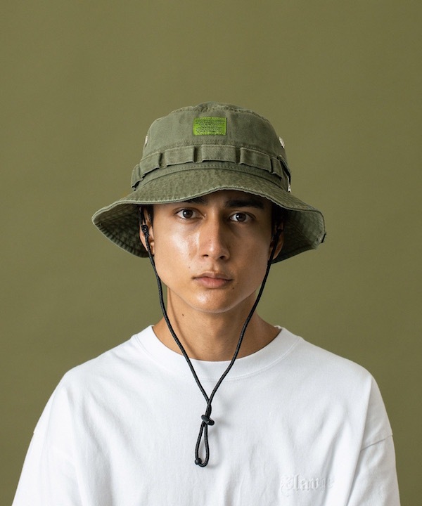 XLARGE �������ȥ�顼�� XLARGE x NEWERA JUNGLE HAT