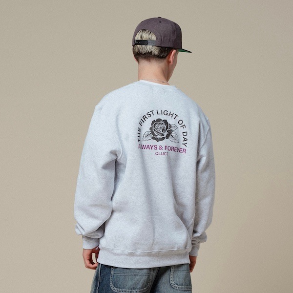 CLUCT ���饯�� ROSE [Crew Sweat]