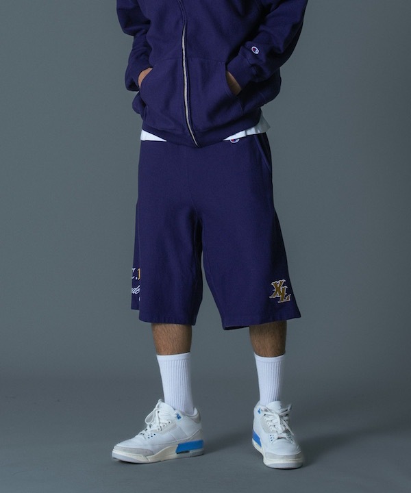 XLARGE �������ȥ�顼�� XLARGE x Champion SWEAT SHORTS