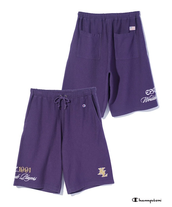XLARGE �������ȥ�顼�� XLARGE x Champion SWEAT SHORTS