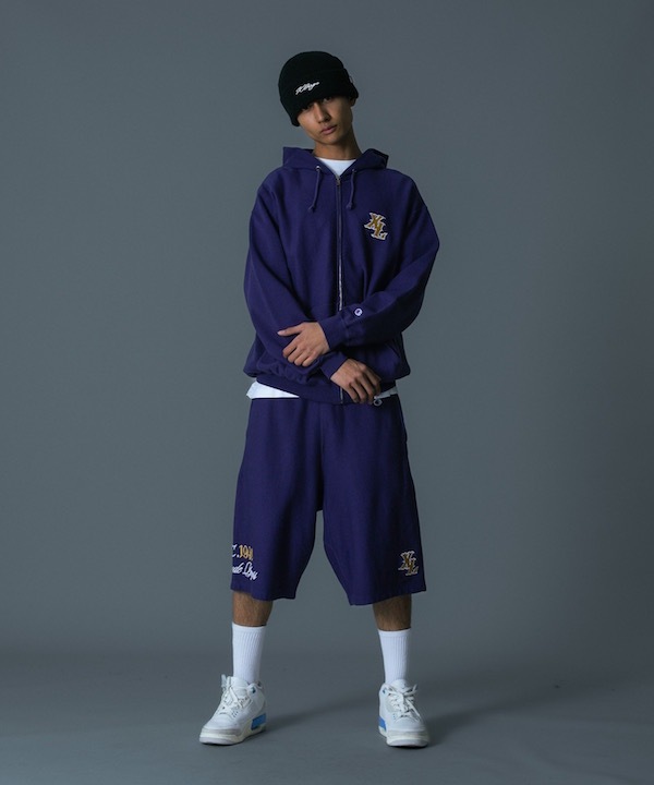 XLARGE �������ȥ�顼�� XLARGE x Champion SWEAT SHORTS