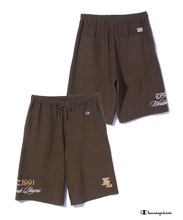 XLARGE �������ȥ�顼�� XLARGE x Champion SWEAT SHORTS