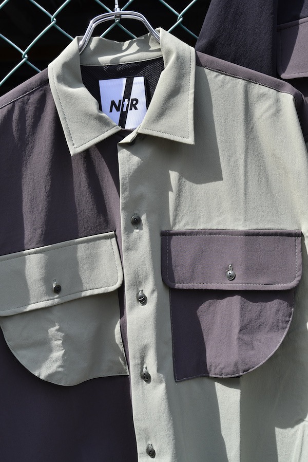 NATURAL KILLER �ʥ����륭�顼 2Tone Open Collar Shirt