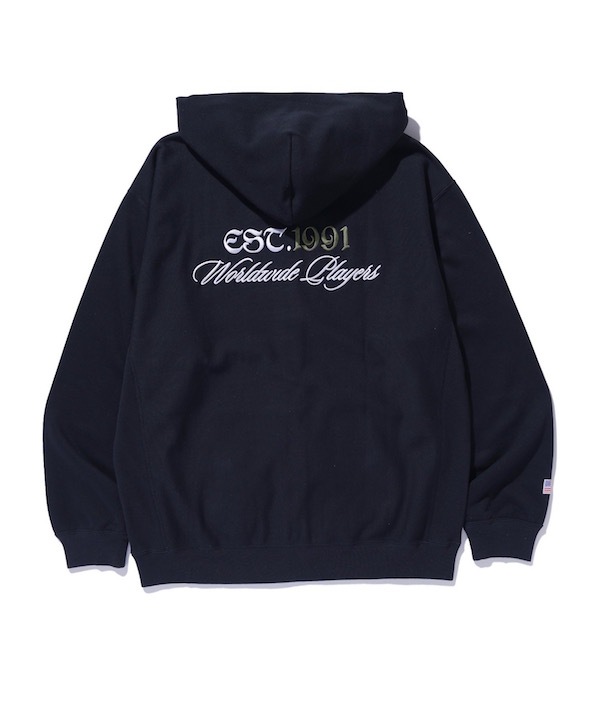 XLARGE �������ȥ�顼�� XLARGE x Champion ZIPUP HOODED SWEATSHIRT