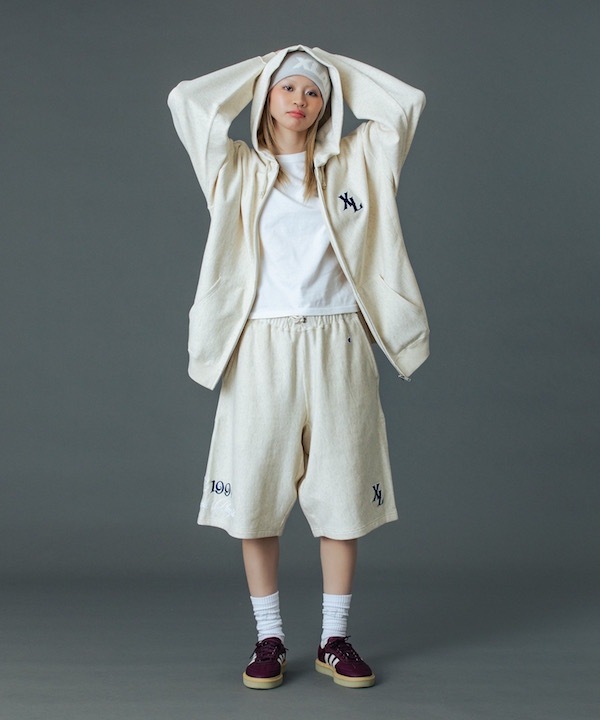 XLARGE �������ȥ�顼�� XLARGE x Champion ZIPUP HOODED SWEATSHIRT