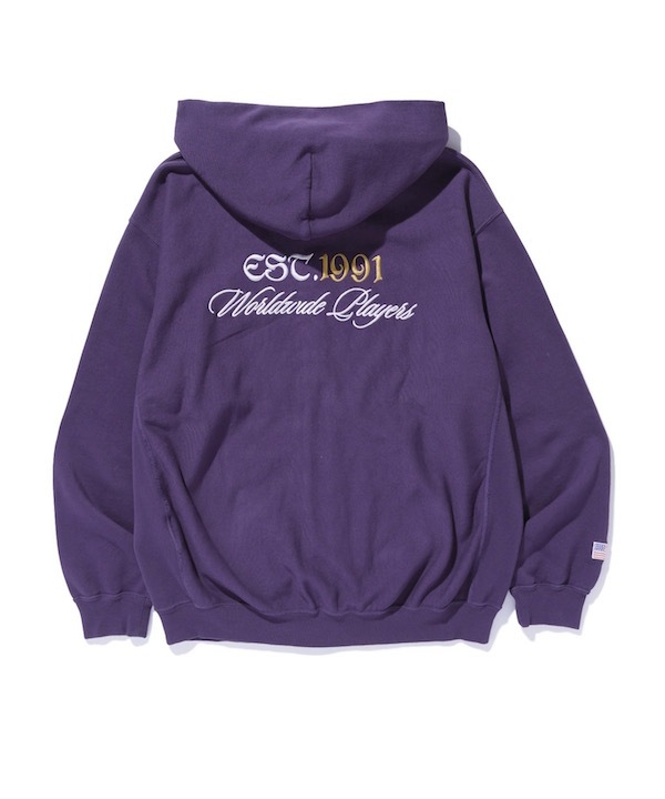 XLARGE �������ȥ�顼�� XLARGE x Champion ZIPUP HOODED SWEATSHIRT