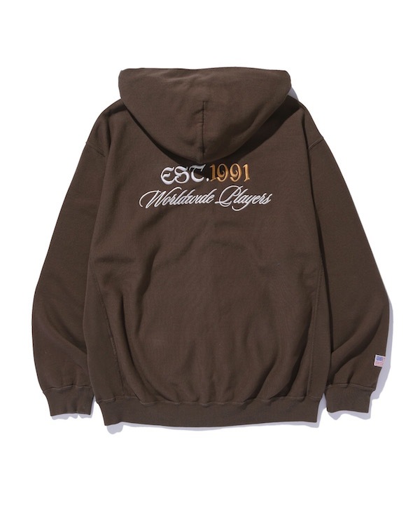 XLARGE �������ȥ�顼�� XLARGE x Champion ZIPUP HOODED SWEATSHIRT