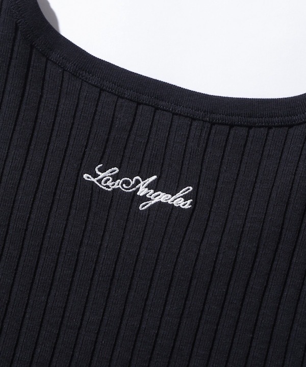 XLARGE �������ȥ�顼�� DROP NEEDLE RIB TANK TOP