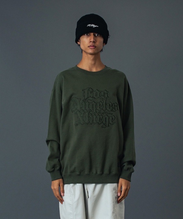 XLARGE �������ȥ�顼�� PATCHED OLD ENGLISH CREWNECK SWEATSHIRT