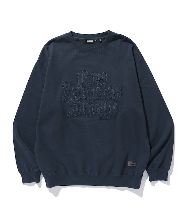 XLARGE �������ȥ�顼�� PATCHED OLD ENGLISH CREWNECK SWEATSHIRT