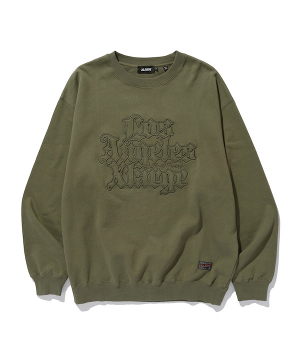 XLARGE �������ȥ�顼�� PATCHED OLD ENGLISH CREWNECK SWEATSHIRT