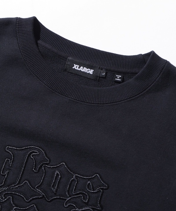 XLARGE �������ȥ�顼�� PATCHED OLD ENGLISH CREWNECK SWEATSHIRT