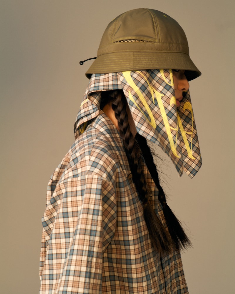 Diaspora skateboards �ǥ������ݥ� Seersucker Montara Shirt