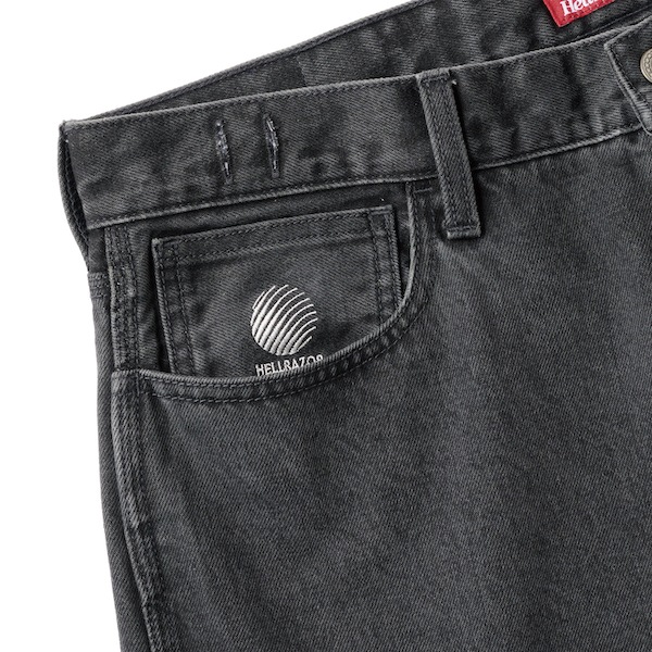 Hellrazor �إ�쥤���� BAGGIE DENIM PANTS