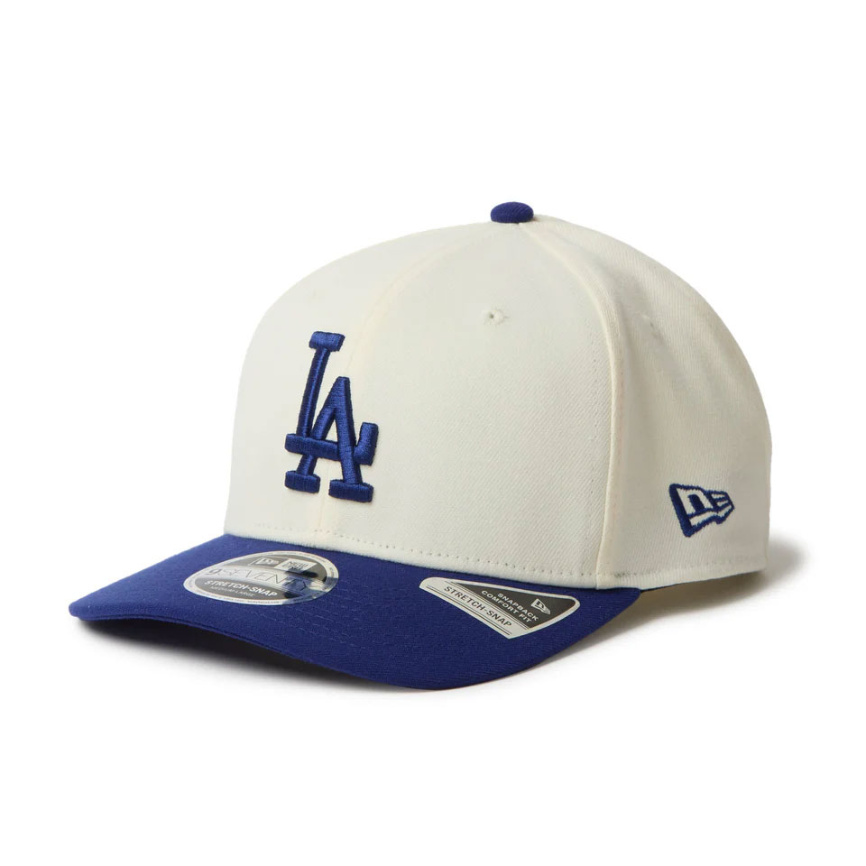 NEW ERA ˥塼 9SEVENTY Stretch Series Los Angeles Dodgers Chrome/Dark Royal Visor