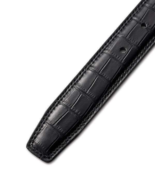 FTC ���եƥ������� CROC LEATHER BELT