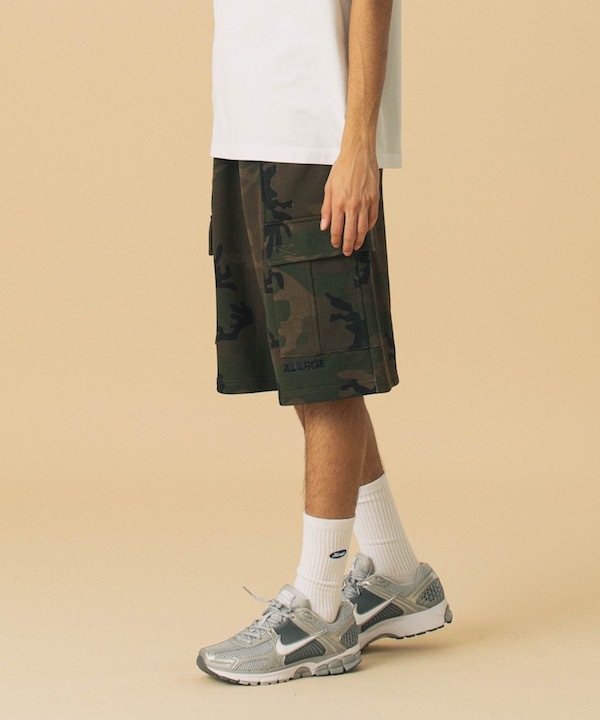 XLARGE �������ȥ�顼�� SWEAT CARGO SHORT PANTS