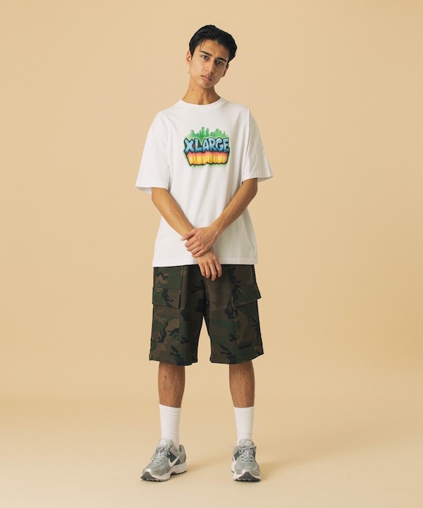 XLARGE �������ȥ�顼�� SWEAT CARGO SHORT PANTS