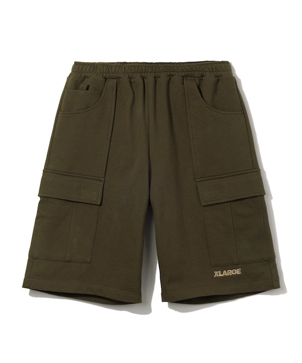 XLARGE �������ȥ�顼�� SWEAT CARGO SHORT PANTS