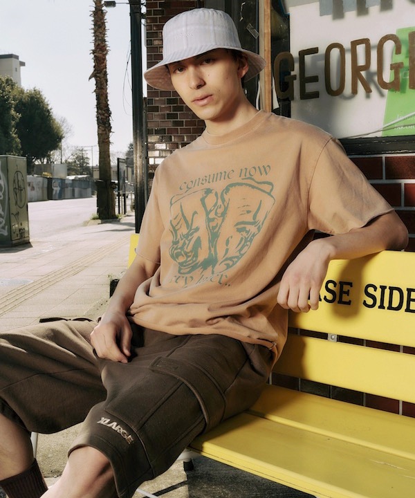 XLARGE �������ȥ�顼�� SWEAT CARGO SHORT PANTS