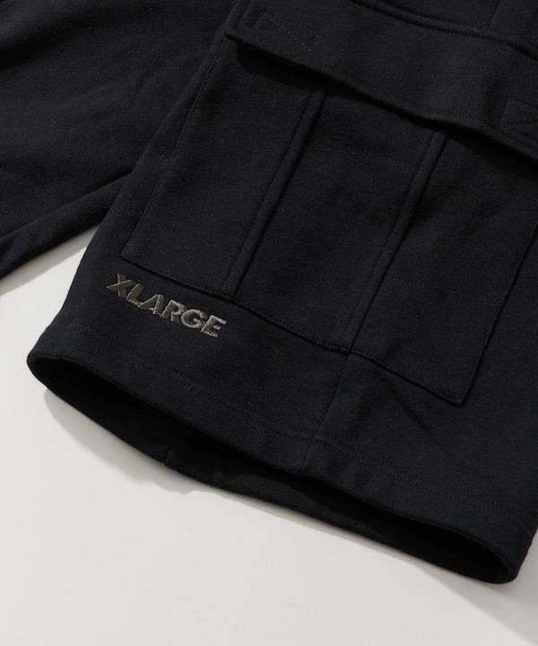 XLARGE �������ȥ�顼�� SWEAT CARGO SHORT PANTS