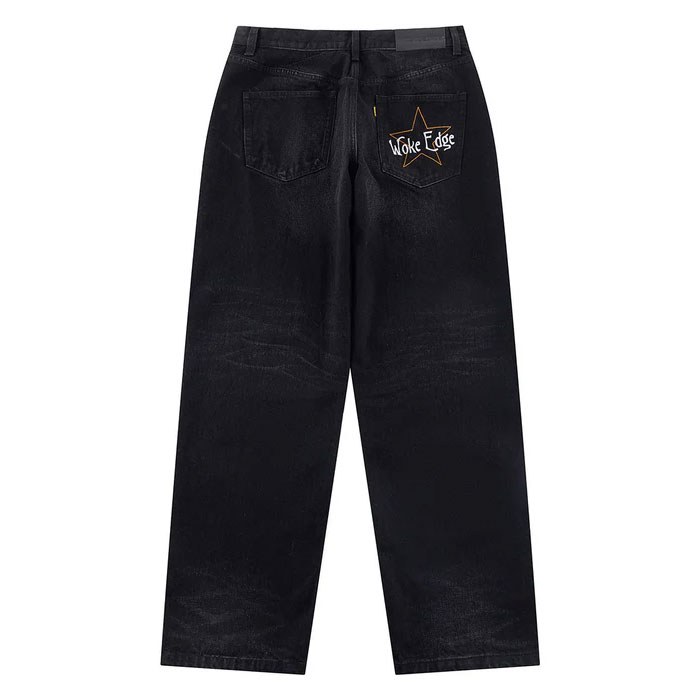 WOKE EDGE �����������å� Star Logo Selvedge Denim