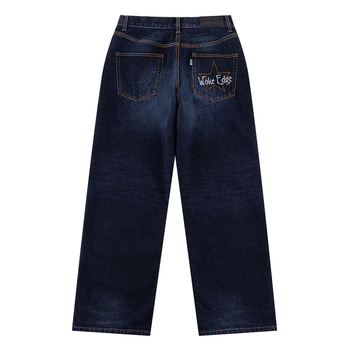 WOKE EDGE �����������å� Star Logo Selvedge Denim