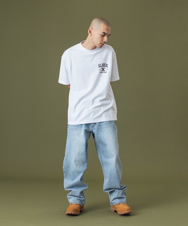 XLARGE �������ȥ�顼�� COLLEGE LOGO S/S TEE