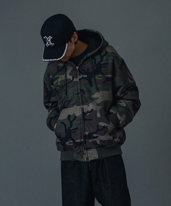 XLARGE �������ȥ�顼�� PATCHED OLD ENGLISH HOODED WORK JACKET